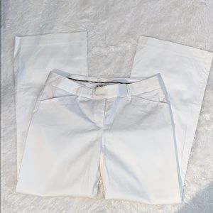 Express Editor Wide-leg White Pant - Size 4s